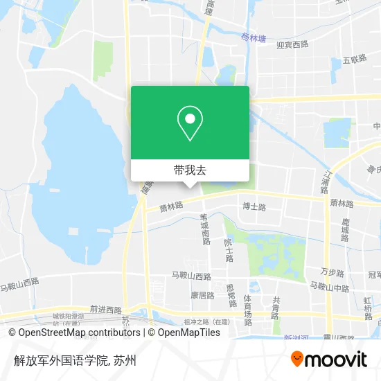 解放军外国语学院地图