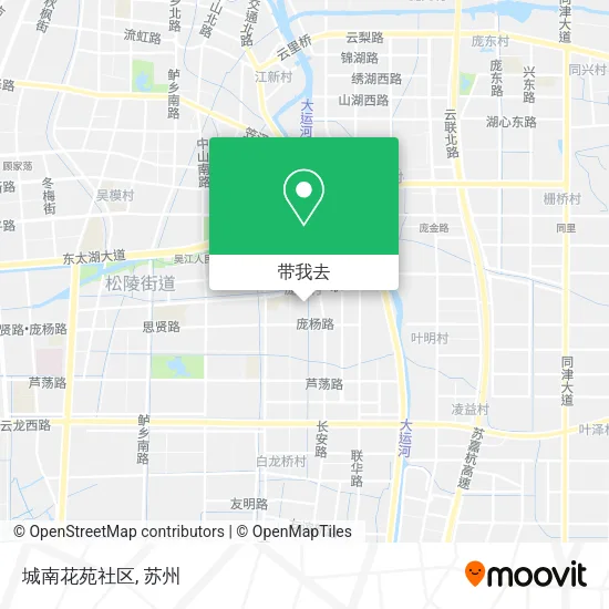 城南花苑社区地图