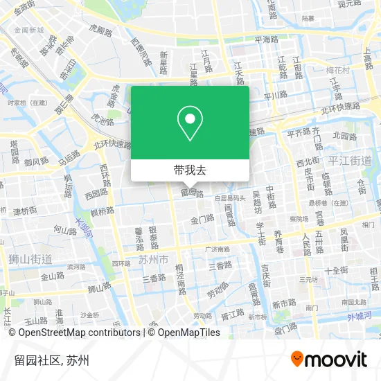 留园社区地图