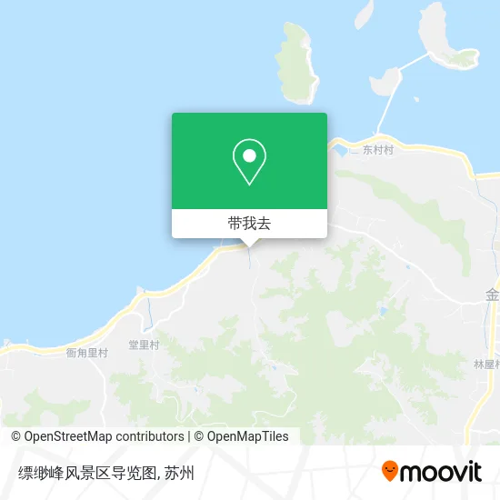 缥缈峰风景区导览图地图