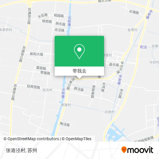 张港泾村地图