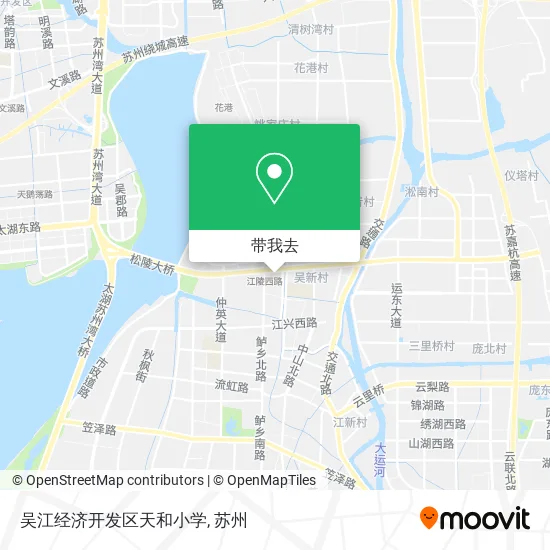 吴江经济开发区天和小学地图