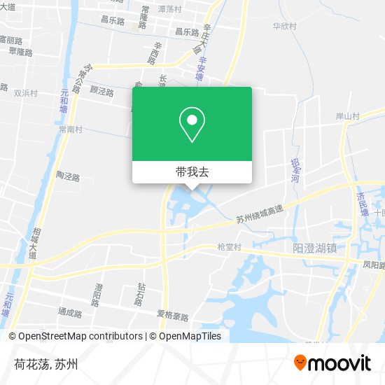 荷花荡地图