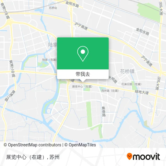 展览中心（在建）地图