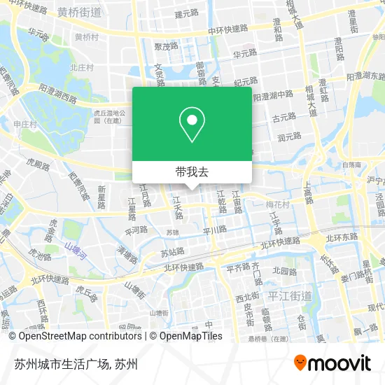 苏州城市生活广场地图