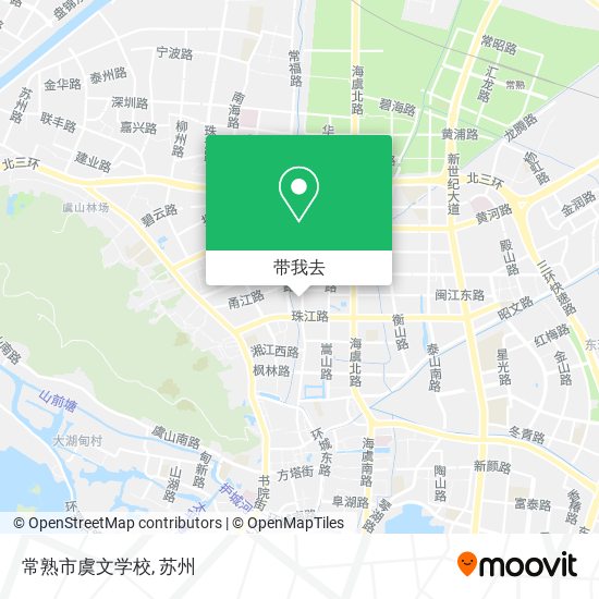 常熟市虞文学校地图