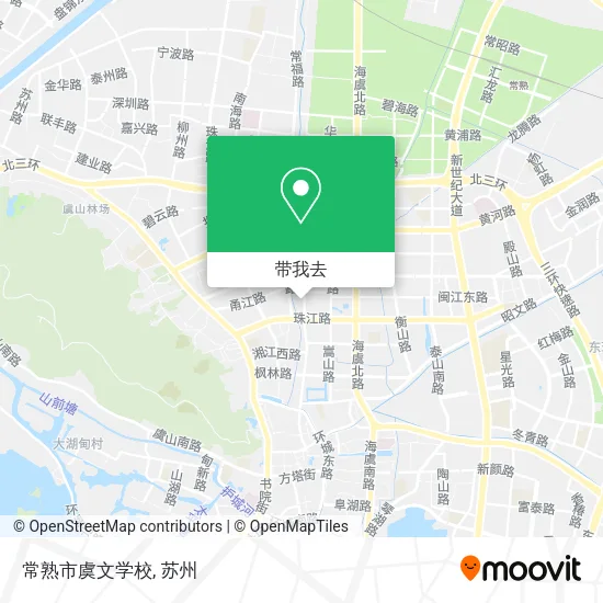常熟市虞文学校地图