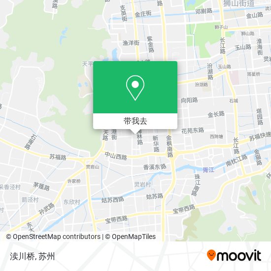 渎川桥地图