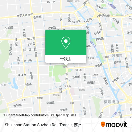 Shizishan Station Suzhou Rail Transit地图