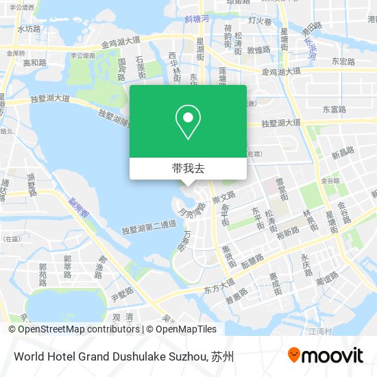 World Hotel Grand Dushulake Suzhou地图