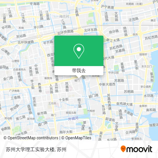 苏州大学理工实验大楼地图