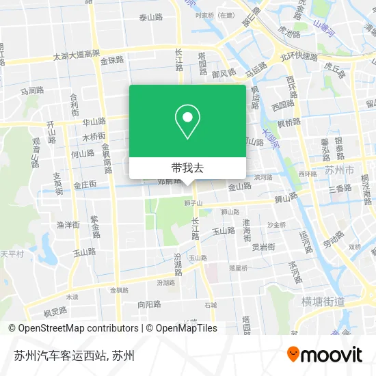 苏州汽车客运西站地图