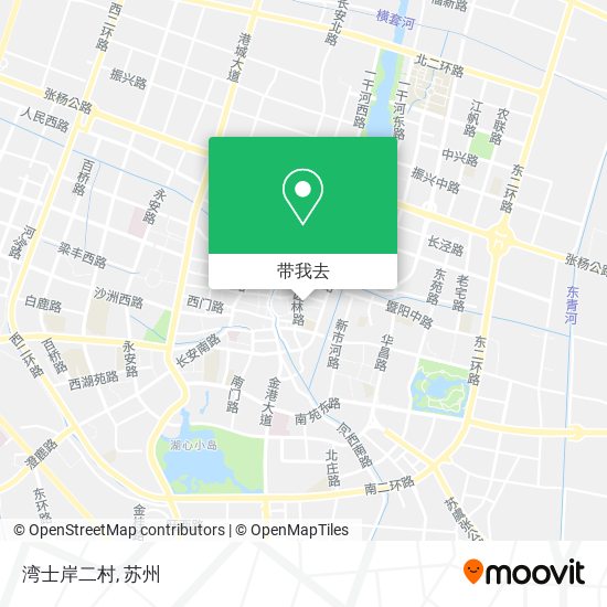 湾士岸二村地图