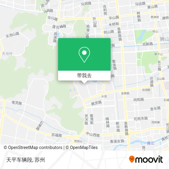 天平车辆段地图