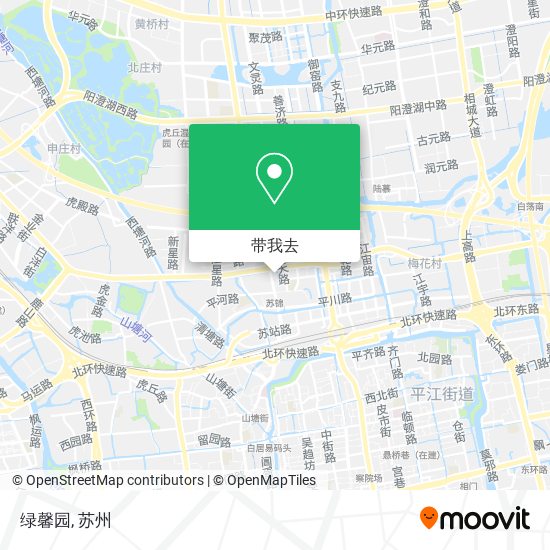 绿馨园地图