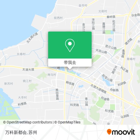 万科新都会地图