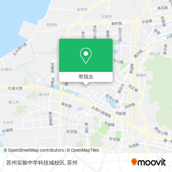 苏州实验中学科技城校区地图