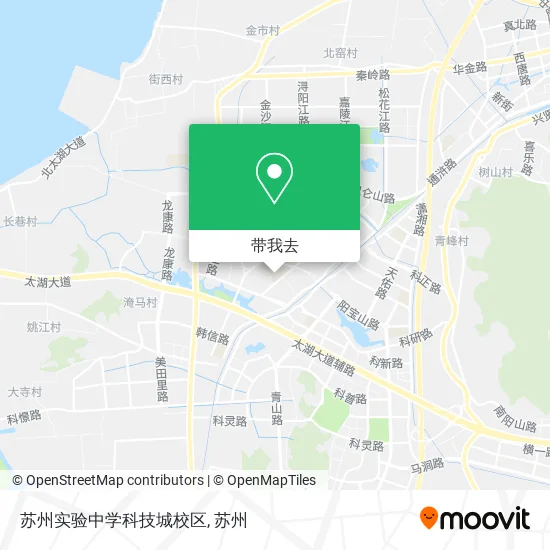 苏州实验中学科技城校区地图