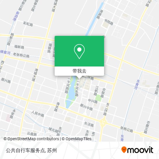 公共自行车服务点地图