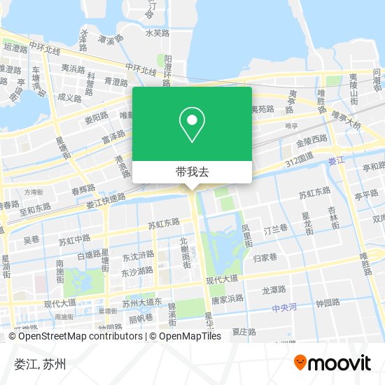 娄江地图