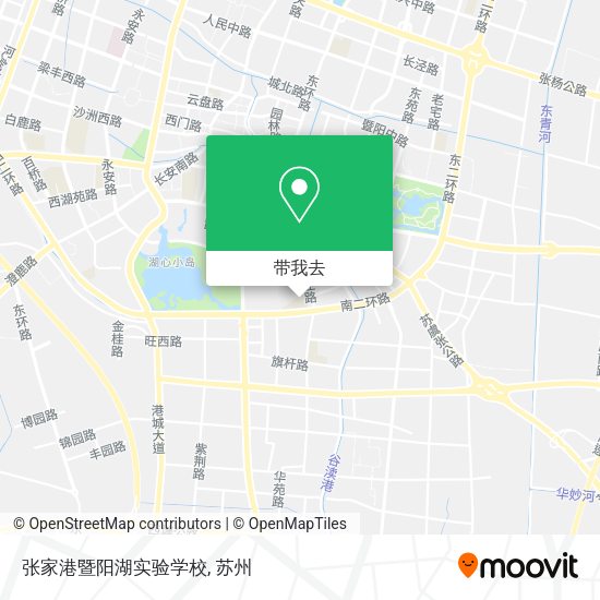张家港暨阳湖实验学校地图