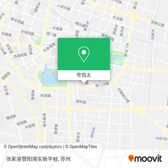 张家港暨阳湖实验学校地图