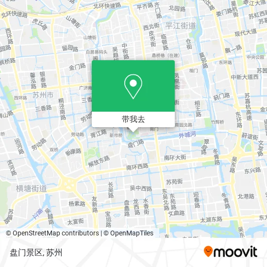 盘门景区地图