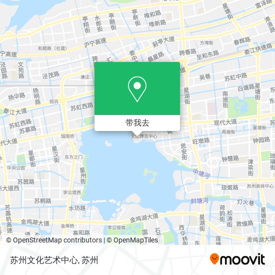 苏州文化艺术中心地图