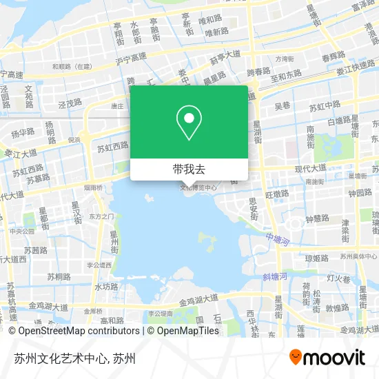 苏州文化艺术中心地图