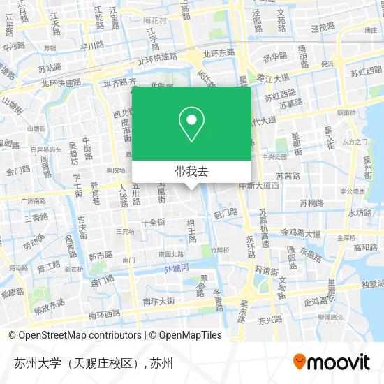 苏州大学（天赐庄校区）地图