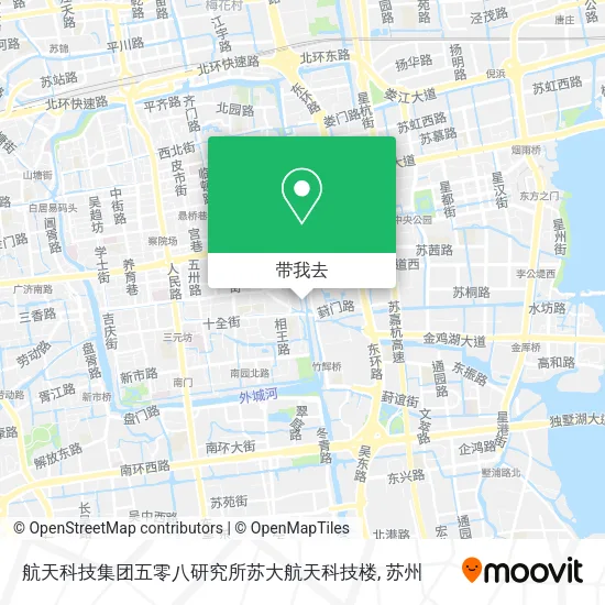 航天科技集团五零八研究所苏大航天科技楼地图