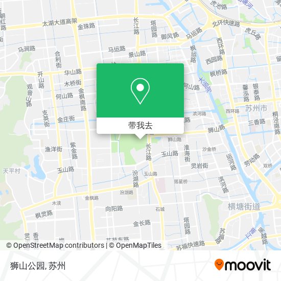 狮山公园地图