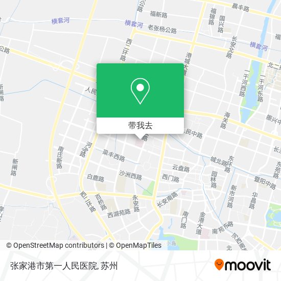 张家港市第一人民医院地图