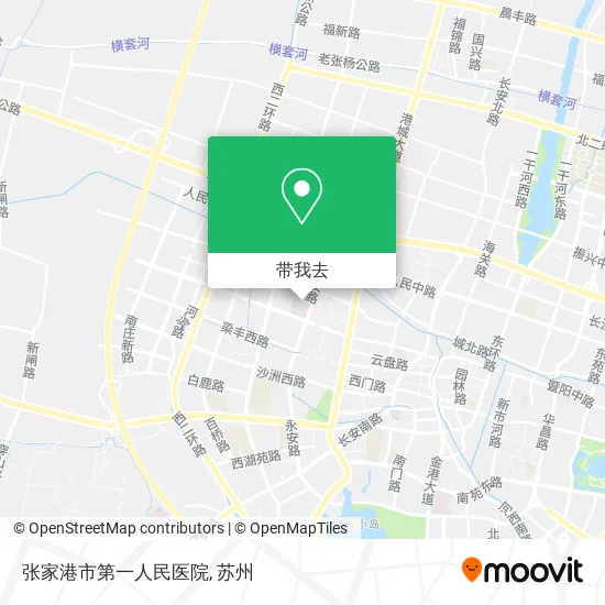 张家港市第一人民医院地图