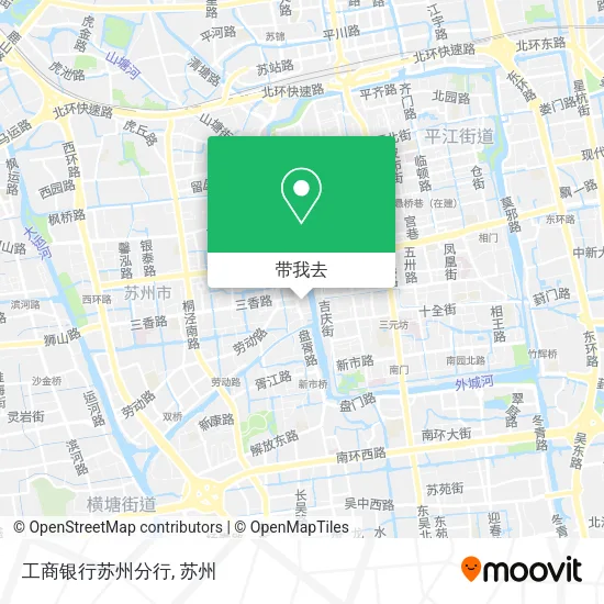 工商银行苏州分行地图