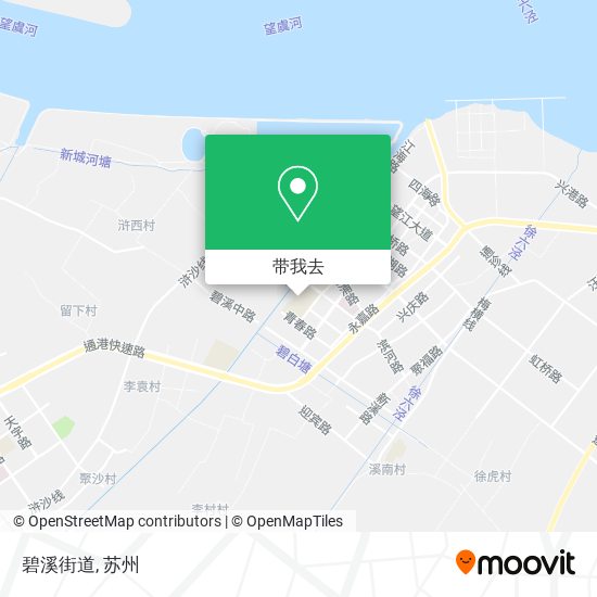 碧溪街道地图