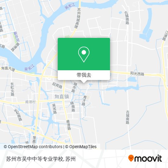 苏州市吴中中等专业学校地图