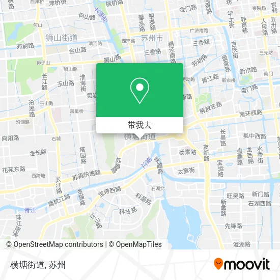 横塘街道地图