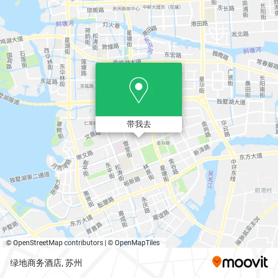 绿地商务酒店地图
