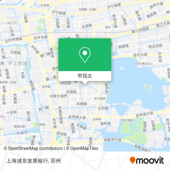 上海浦东发展银行地图