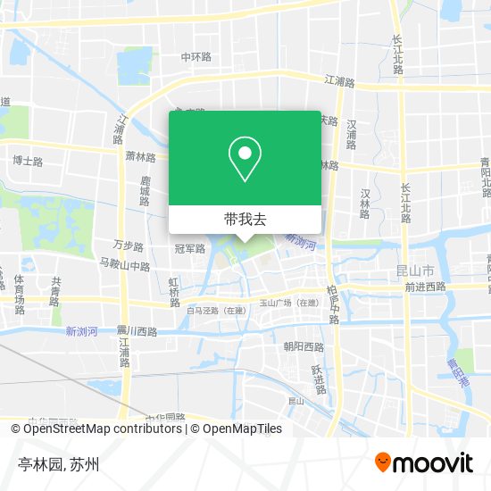 亭林园地图