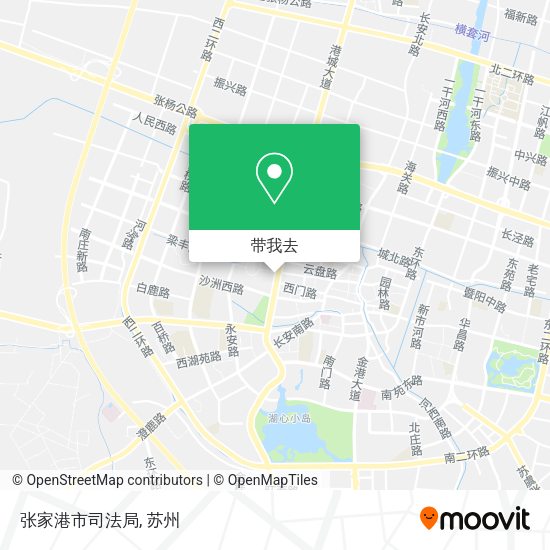 张家港市司法局地图