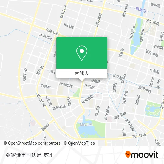 张家港市司法局地图