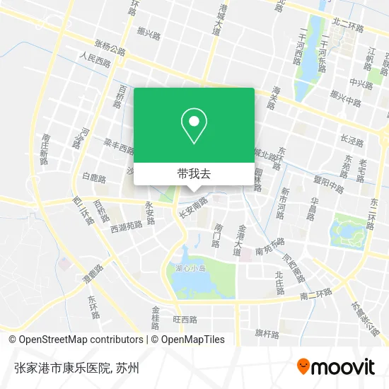 张家港市康乐医院地图