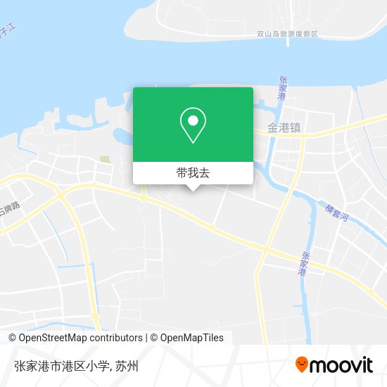 张家港市港区小学地图