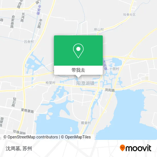 沈周墓地图
