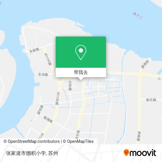 张家港市德积小学地图