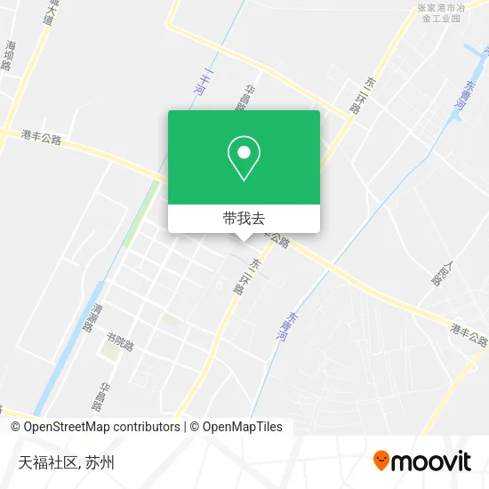 天福社区地图