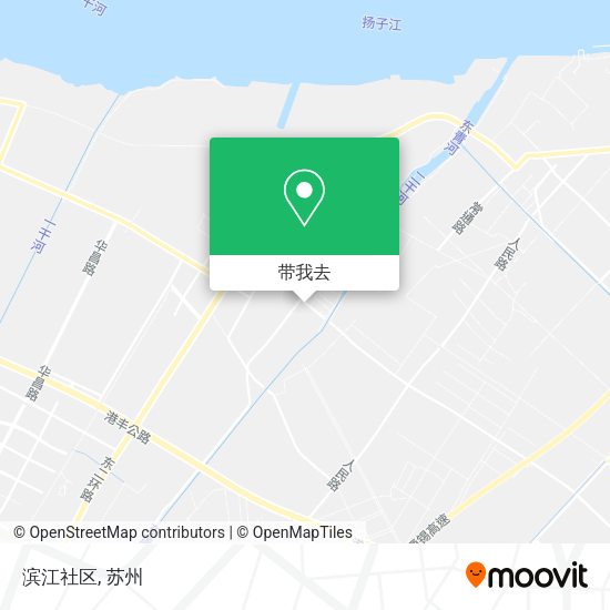 滨江社区地图