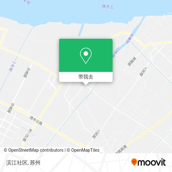 滨江社区地图